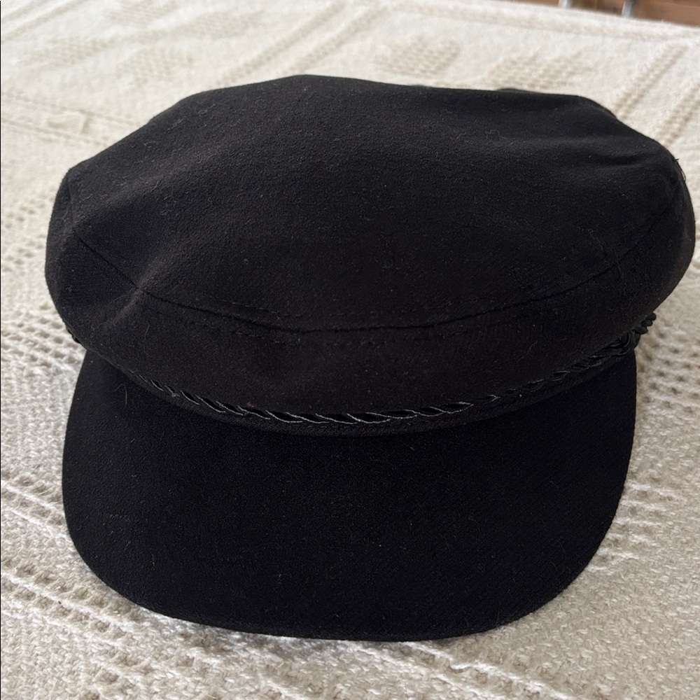 Trina Turk Black Brim Classic Baker Cap - Picture 8 of 12